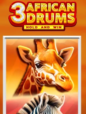 3 African Drums Hold and Win