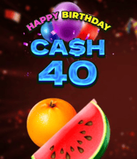 Cash 40 Happy Birthday