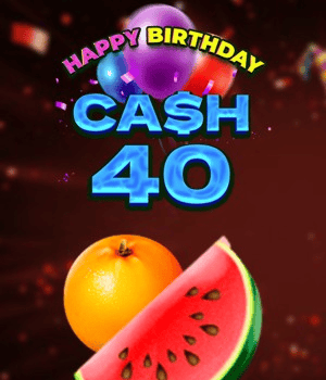 Cash 40 Happy Birthday