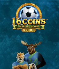 16 Coins x5000 Score the Jackpot