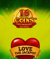 16 Coins Love the Jackpot