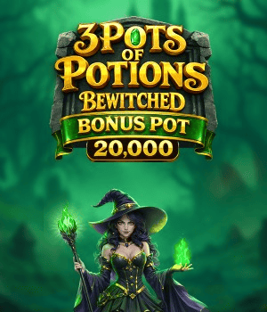 3 Pots of Potions Betwitched Bonus Pot 20,000