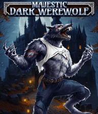 Majestic Dark Werewolf