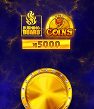 9 Coins Gold Burning Board