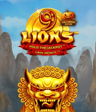 9 Lions Hold The Jackpot Halloween Jackpots