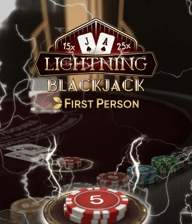 First Person Lightning Blackjack
